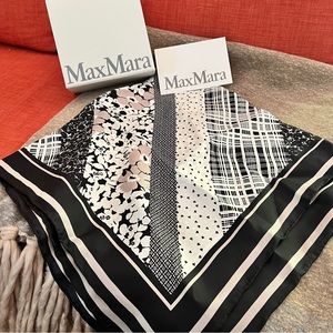 Max Mara silk square scarf